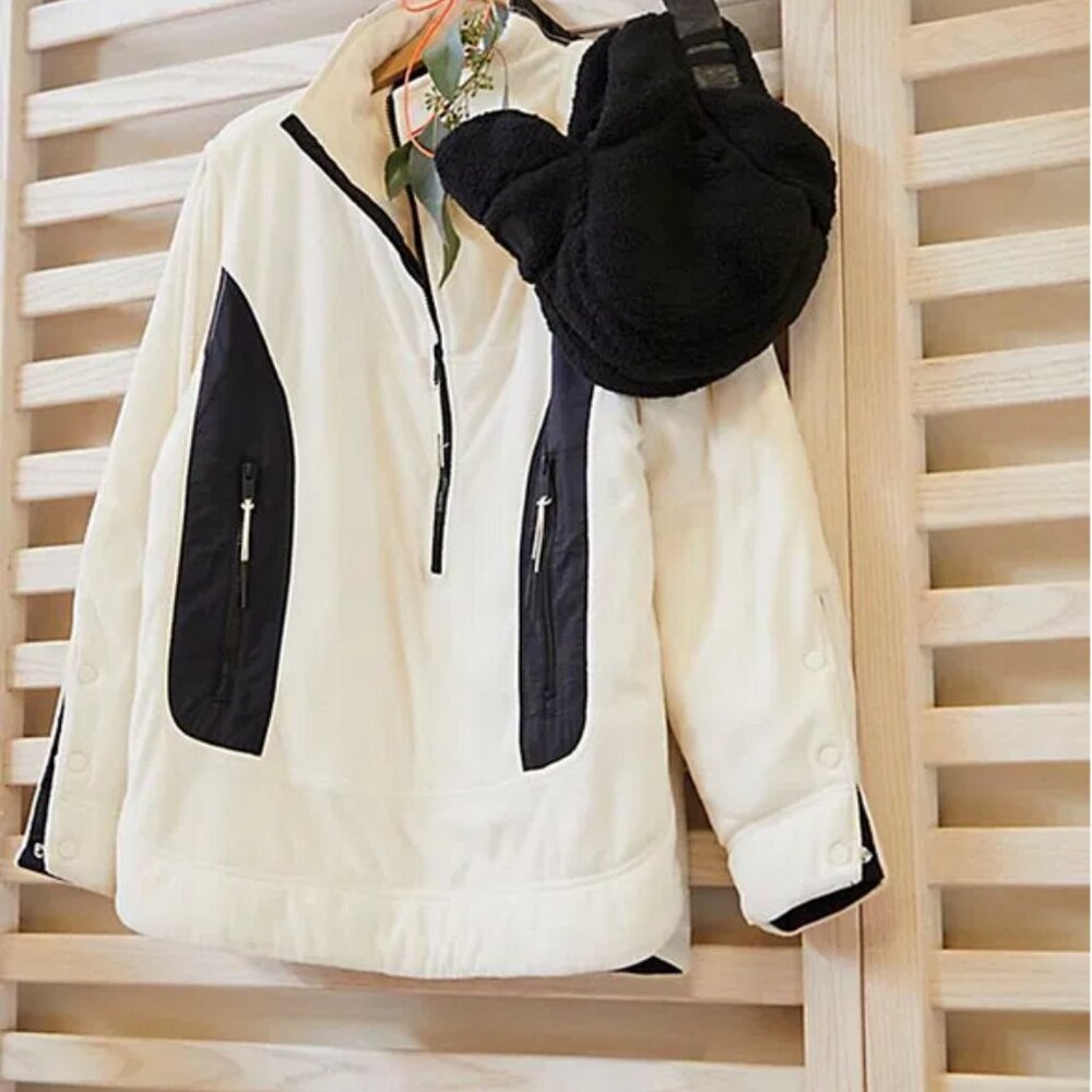 NWOT Free People Climber Fleece Jacket